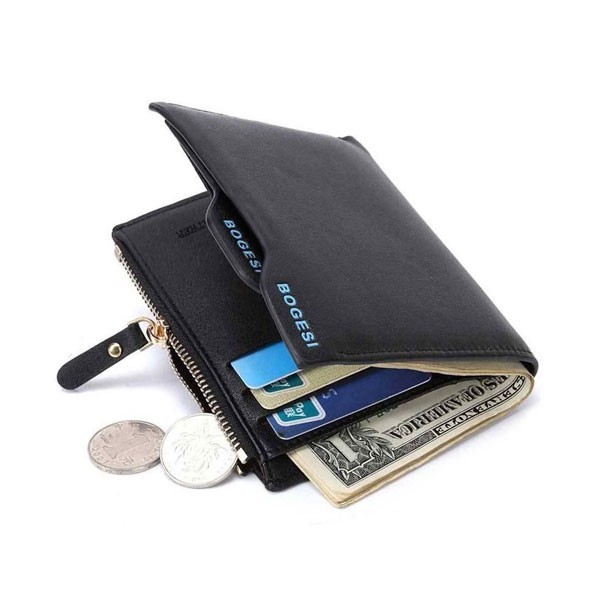 PU Leather Luxury Wallet Money bag for Men with Clip Credit Card Dollar